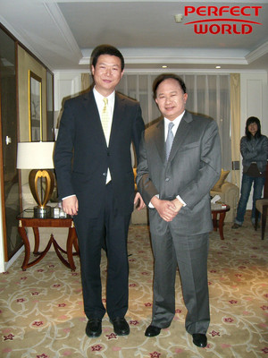完美時(shí)空 CEO 池宇峰與著名導(dǎo)演吳宇森會(huì)面 就雙方針對(duì)‘赤壁’之合作展開會(huì)談